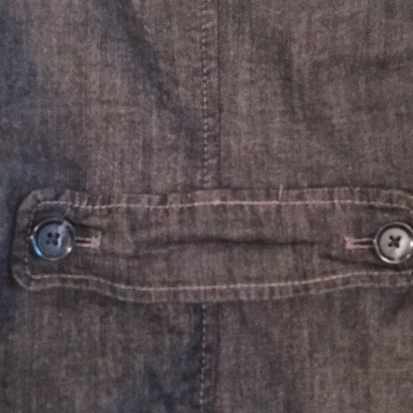 BANANA REPUBLIC DARK DENIM BLAZER JACKET - PETITE 6 - Picture 6 of 7